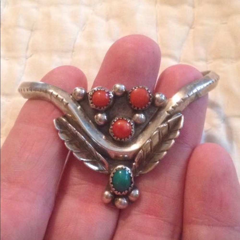 Sterling Cuff Bracelet Navajo ? Mary S Lew